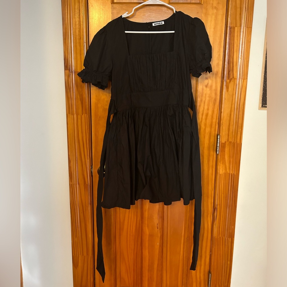 Batsheva black mini dress popham 10